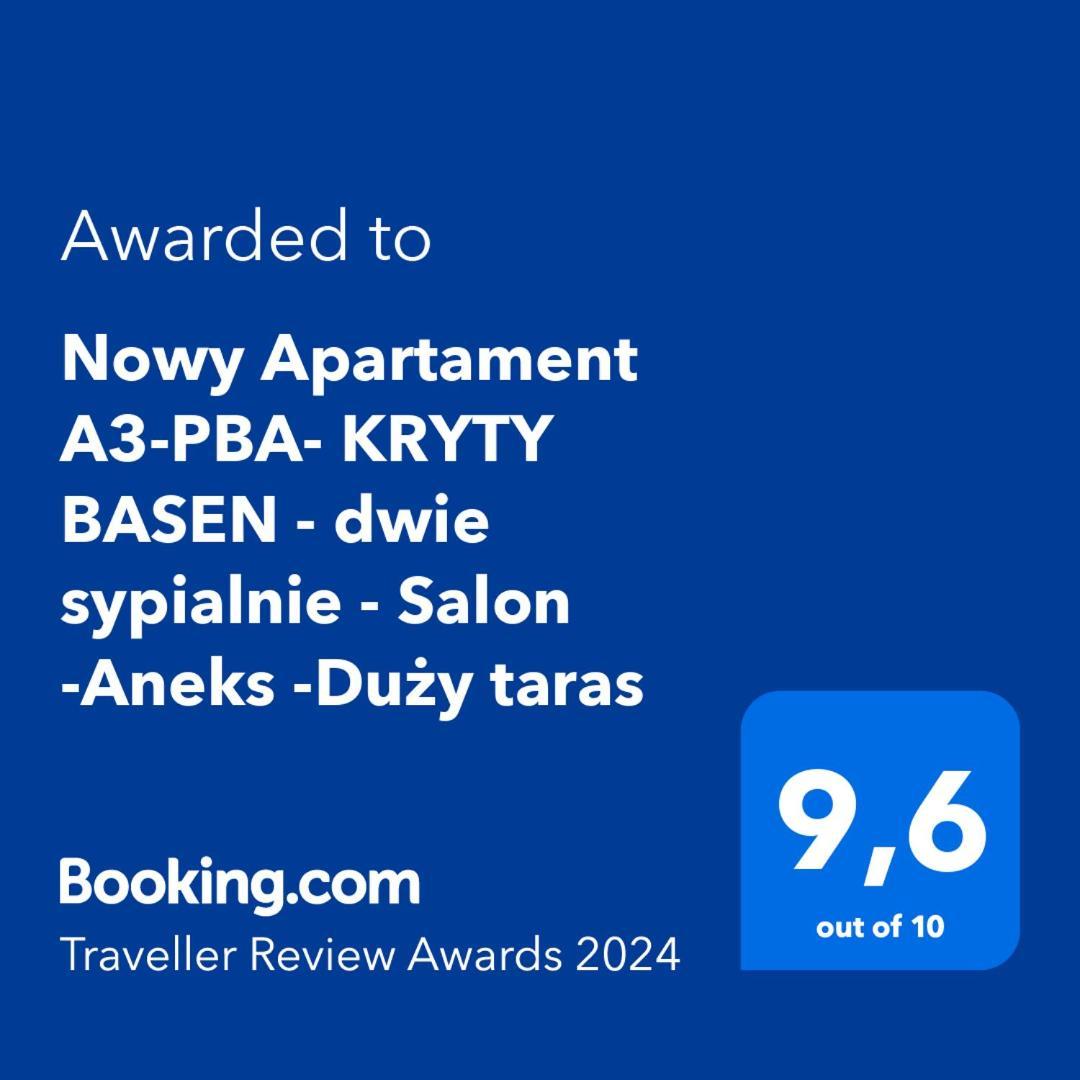 Nowy Apartament A3-Pba- Kryty Basen - Dwie Sypialnie - Salon -Aneks -Duzy Taras Pobierowo Dış mekan fotoğraf